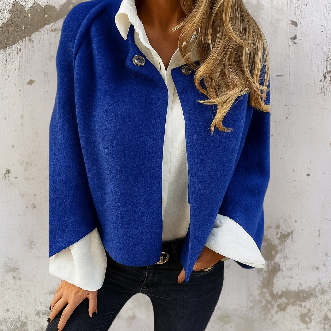Nelira – Monopetto con Finitura in Cashmere Giacca