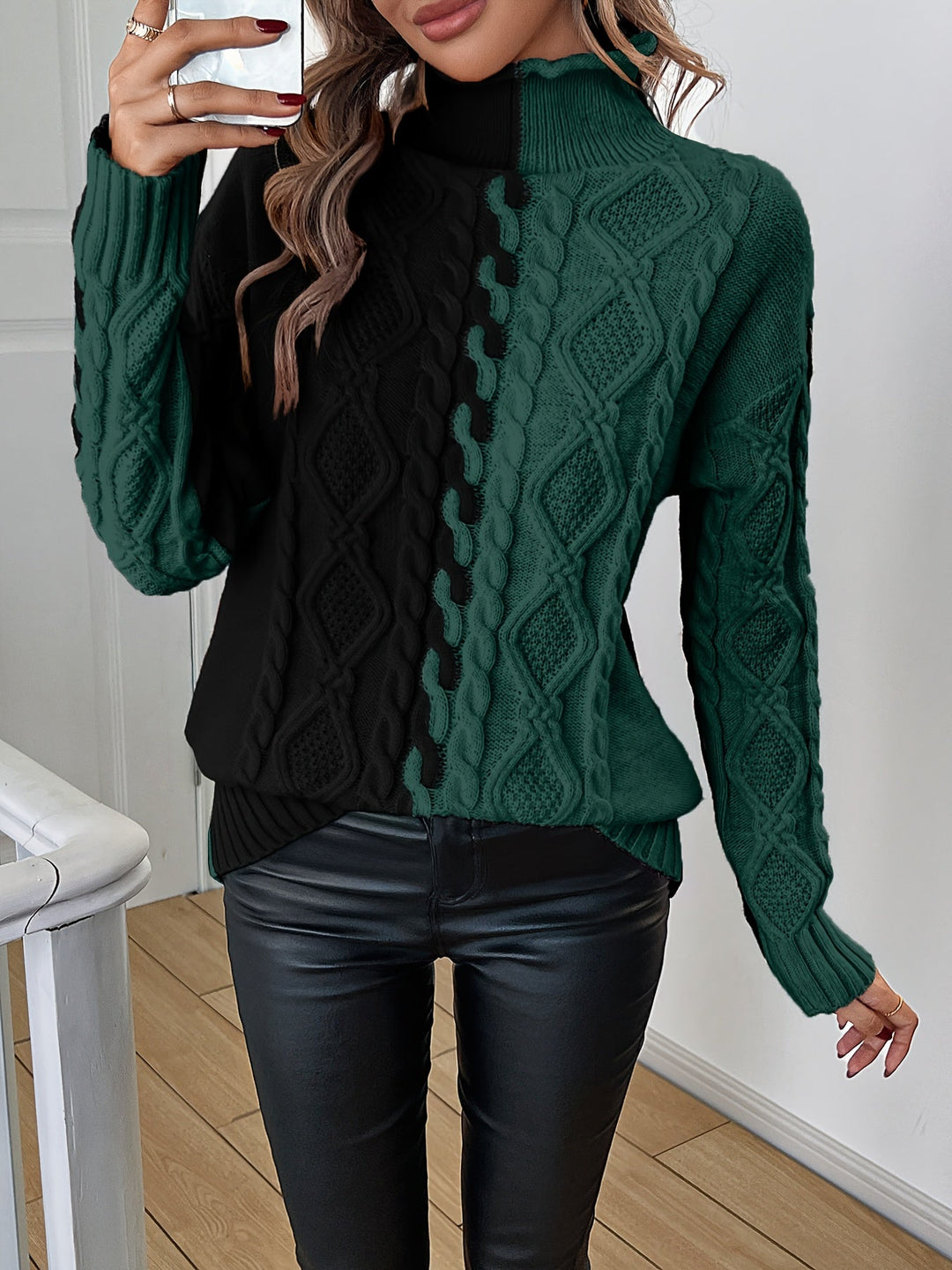 Nerise – A Righe Verticali in Maglia, Blusa