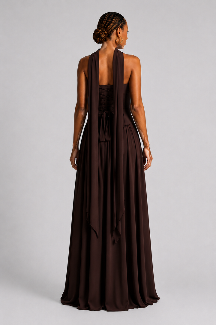 Eryla – Collo All'americana, Maxi Abito