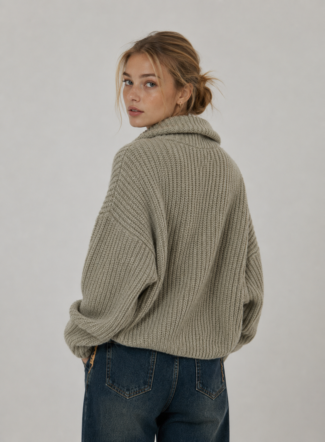 Velira – Con Zip Frontale in Maglia a Trecce, Cardigan