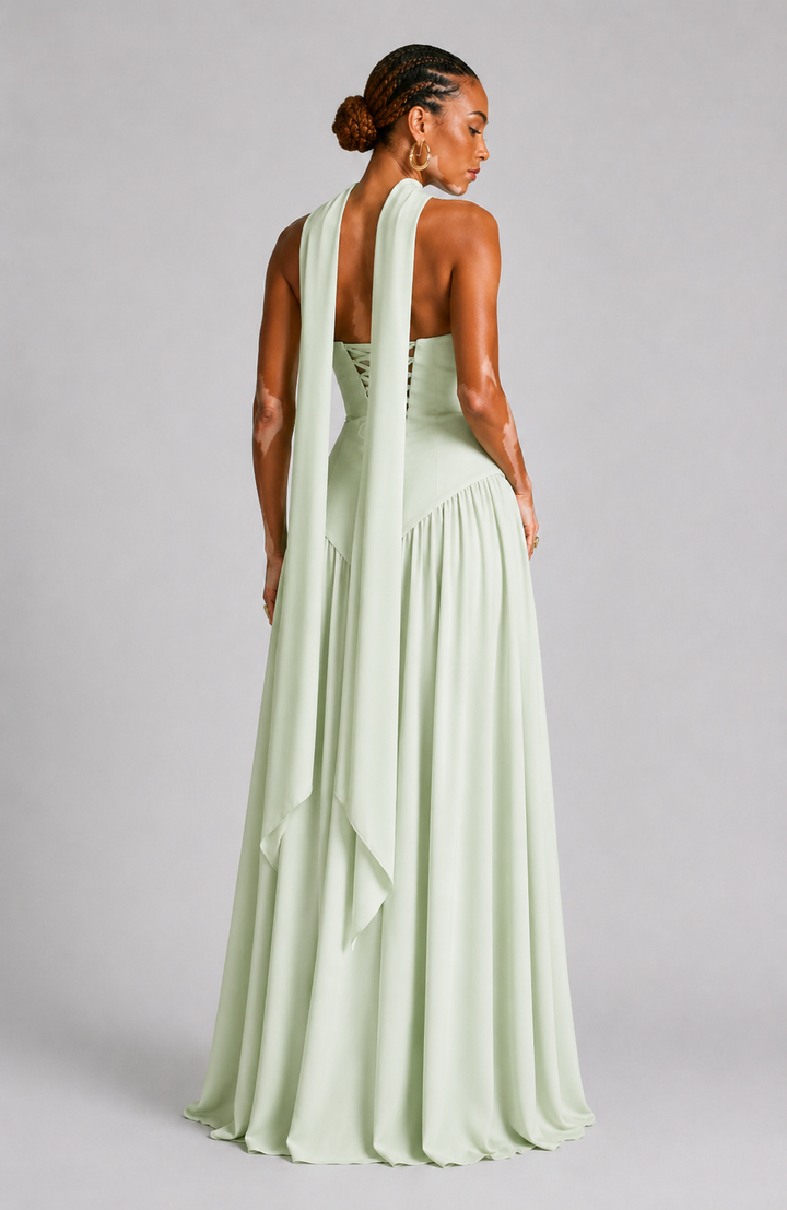 Eryla – Collo All'americana, Maxi Abito