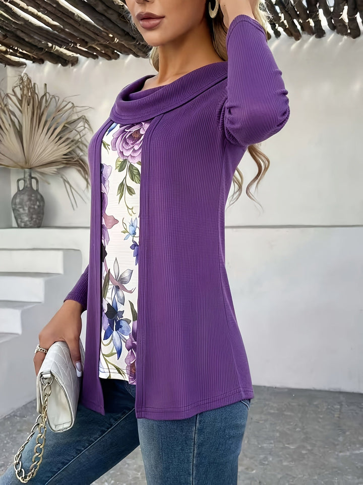 Tivora – Effetto Due Pezzi in Maglia Top