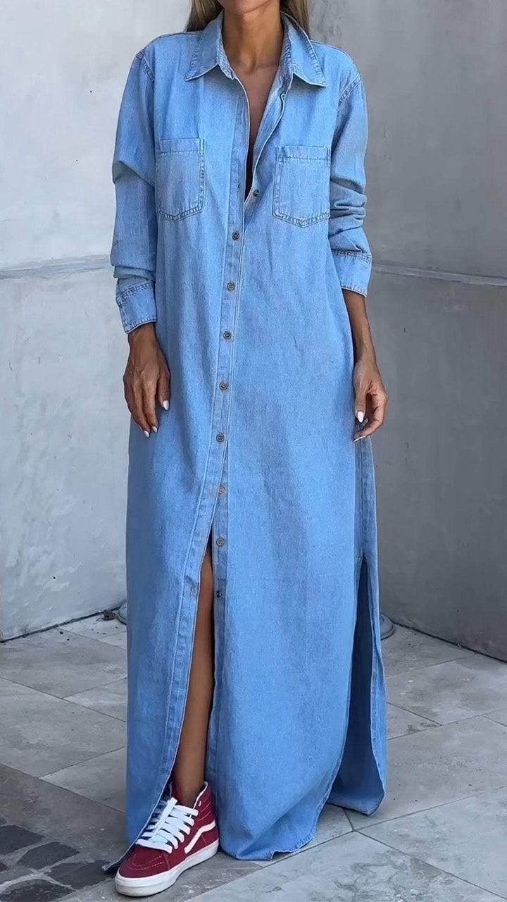 Zarelle – Con Tasche a Patta in Denim Abito