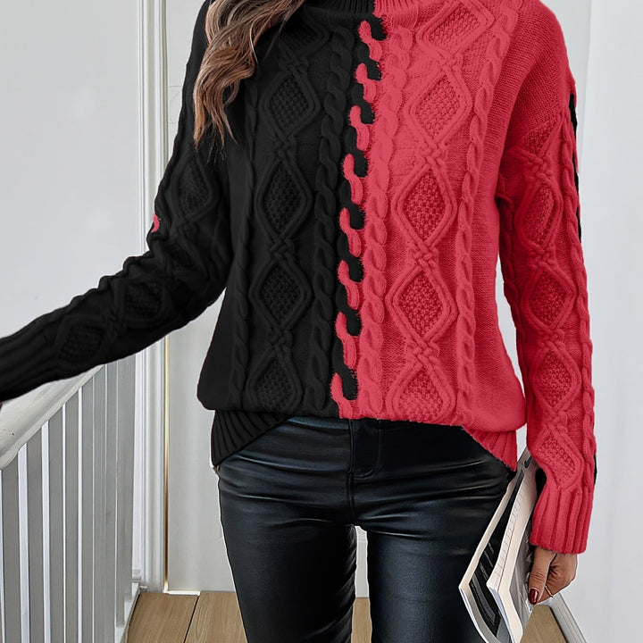 Nerise – A Righe Verticali in Maglia, Blusa