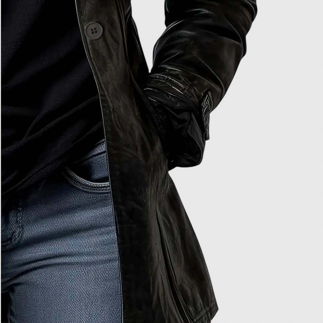 Arabella - Cappotto in effetto pelle su misura