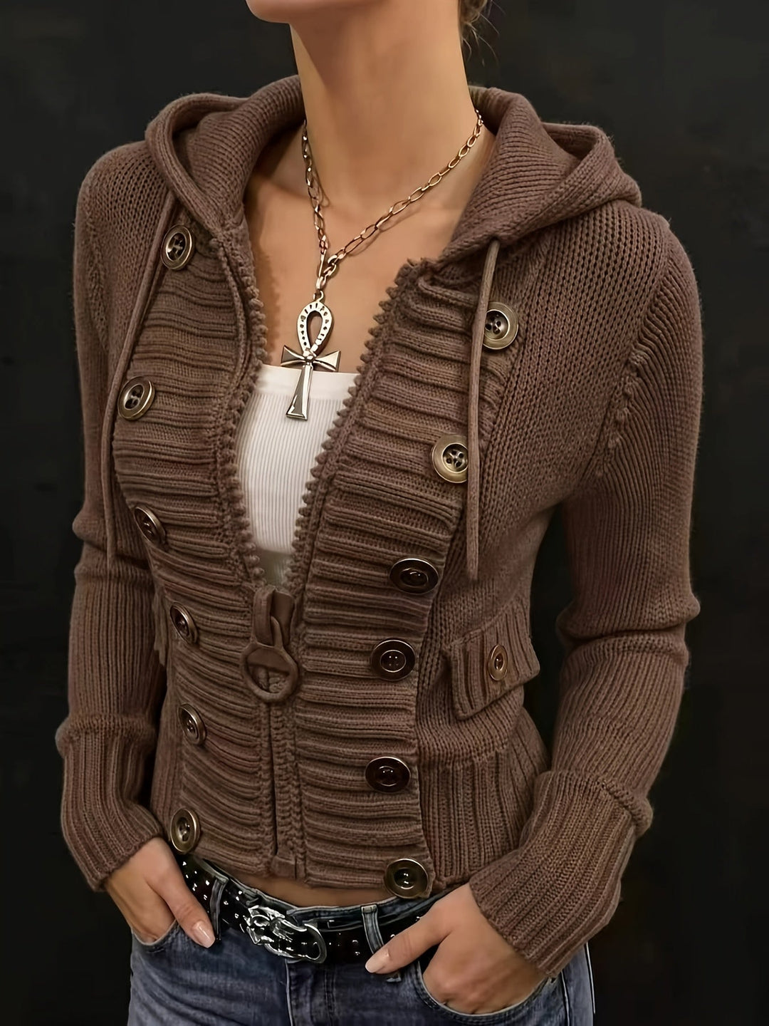 Nysera – Cardigan a Costine Verticali