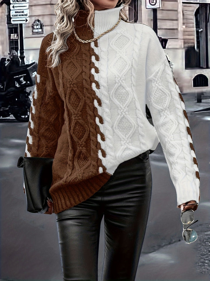 Nerise – A Righe Verticali in Maglia, Blusa