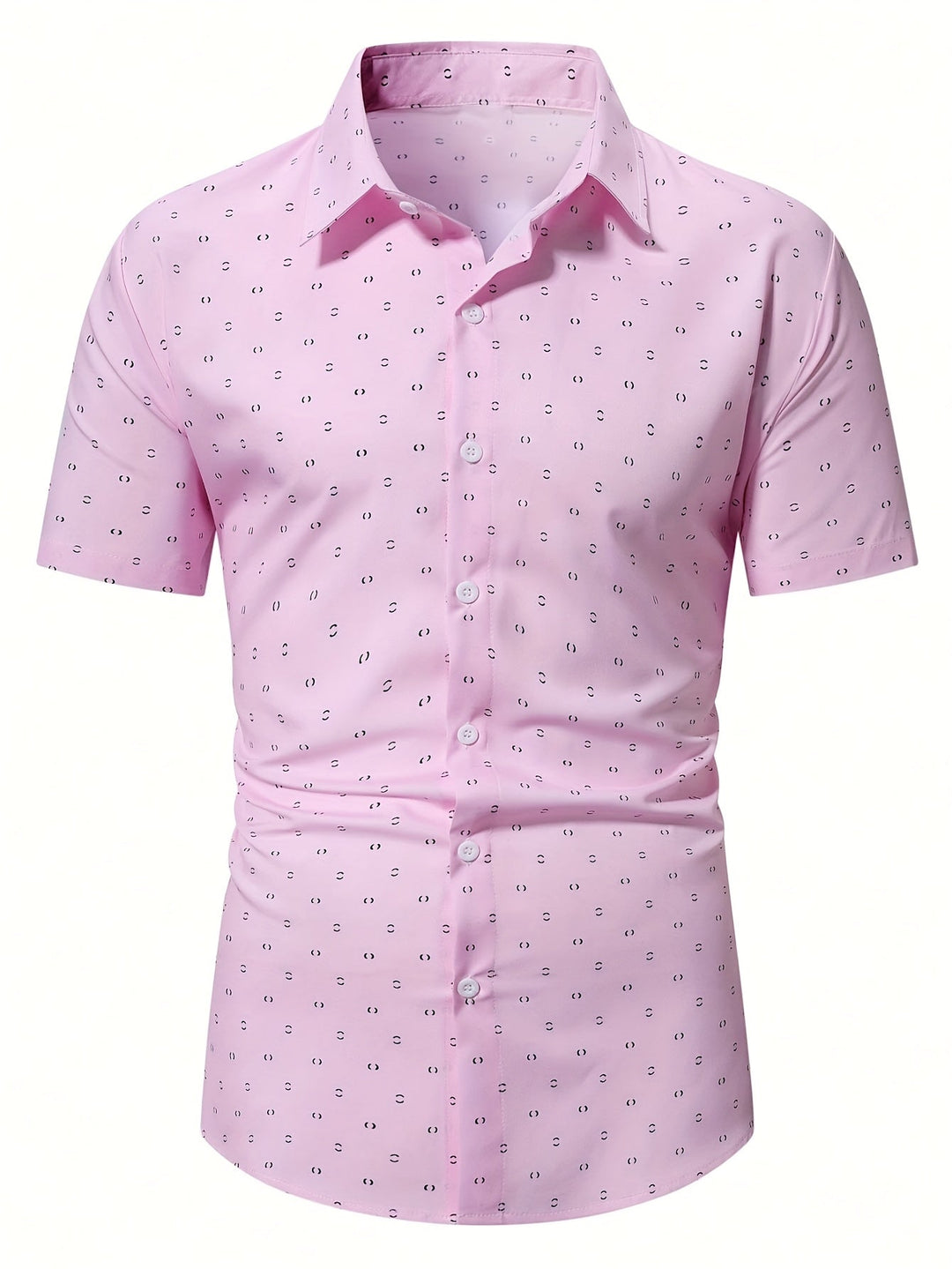 Garrick - Camicia in Tessuto Stretch Stampata Leggera