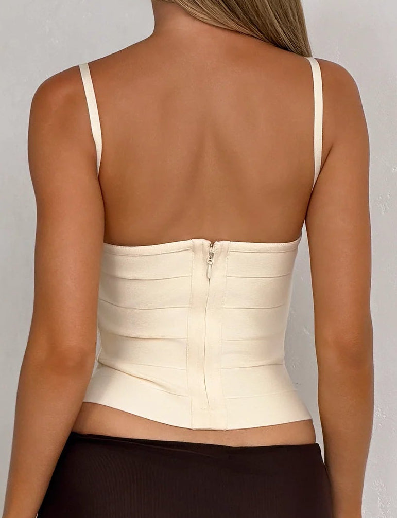 Zalynn – Top in Maglia Bandage