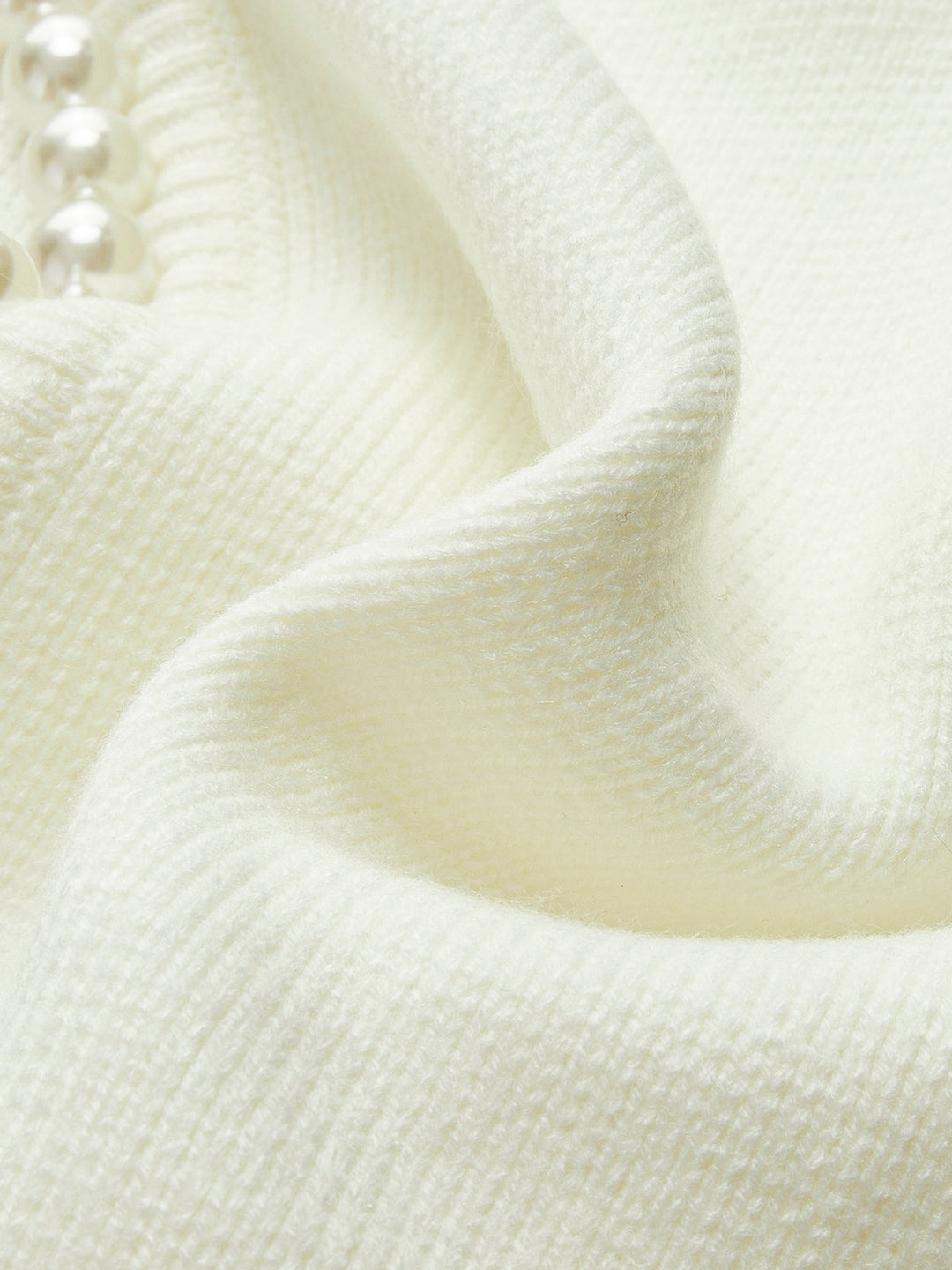 Virela – Bordo di Perle in Maglia – Giacca