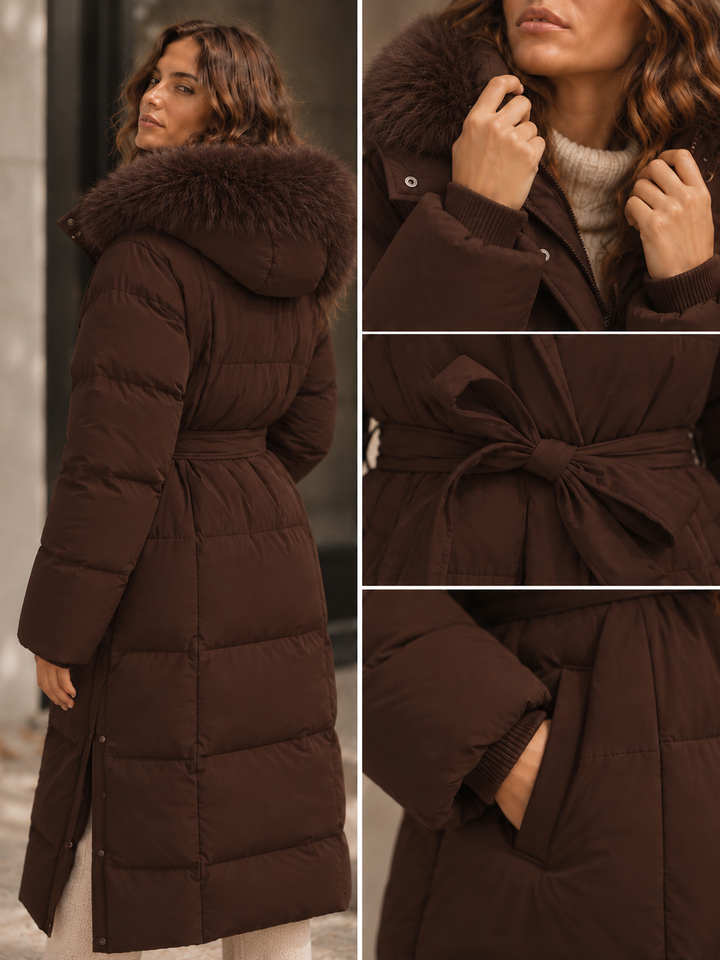 Solyne – Con Cintura, in Cotone, Giacca Puffer