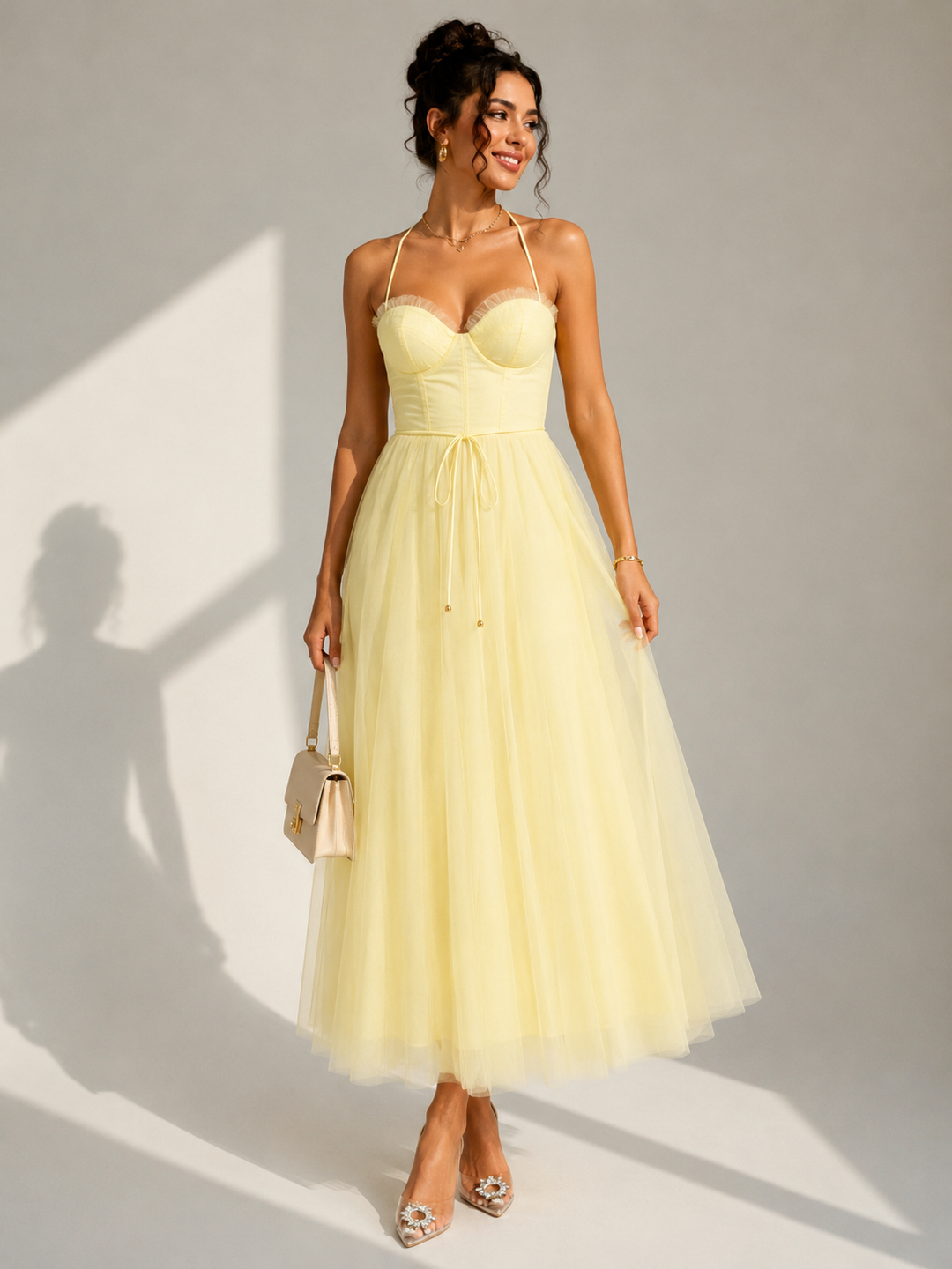 Virela – Schiena Scoperta in Tulle, Abito