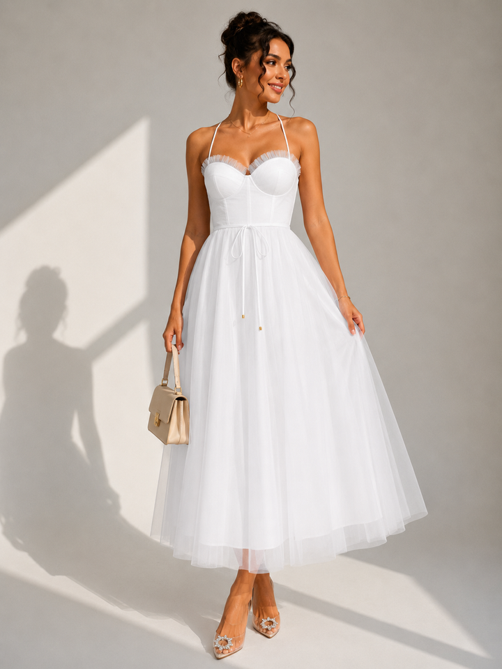 Virela – Schiena Scoperta in Tulle, Abito