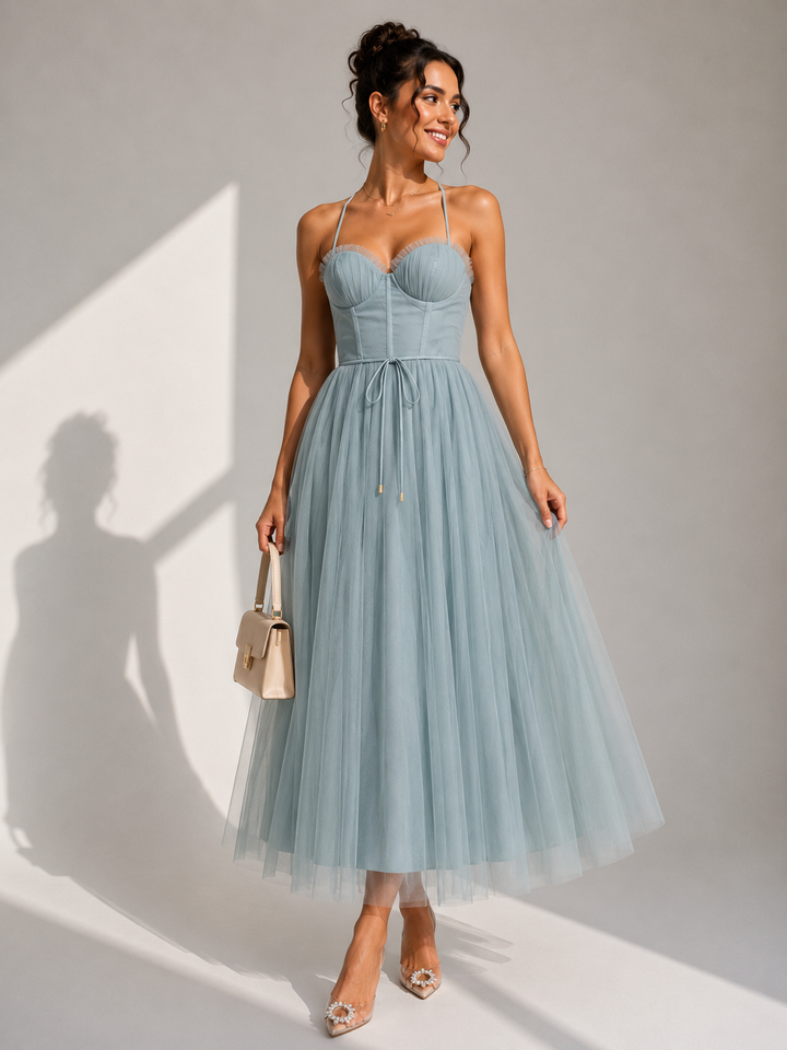 Virela – Schiena Scoperta in Tulle, Abito