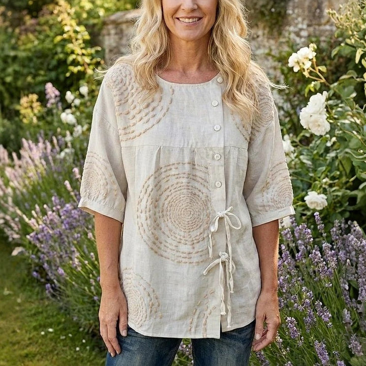 Rilena – Con Allacciatura in Cotone Misto Blusa