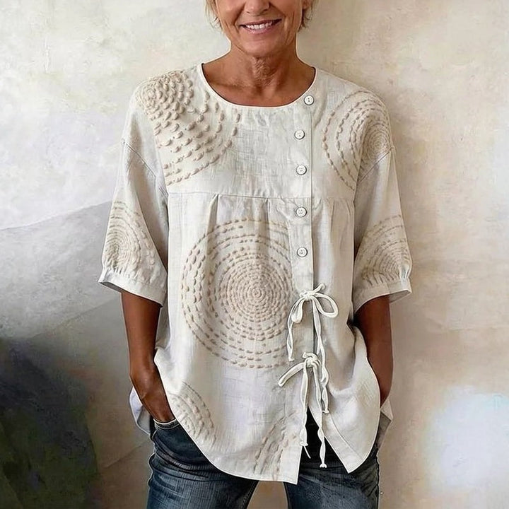 Rilena – Con Allacciatura in Cotone Misto Blusa