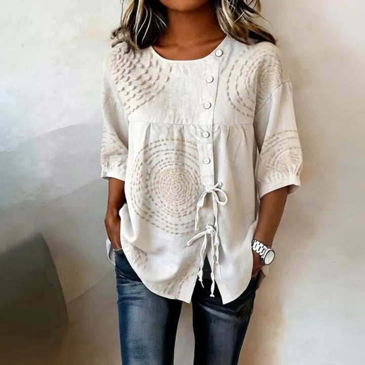 Rilena – Con Allacciatura in Cotone Misto Blusa