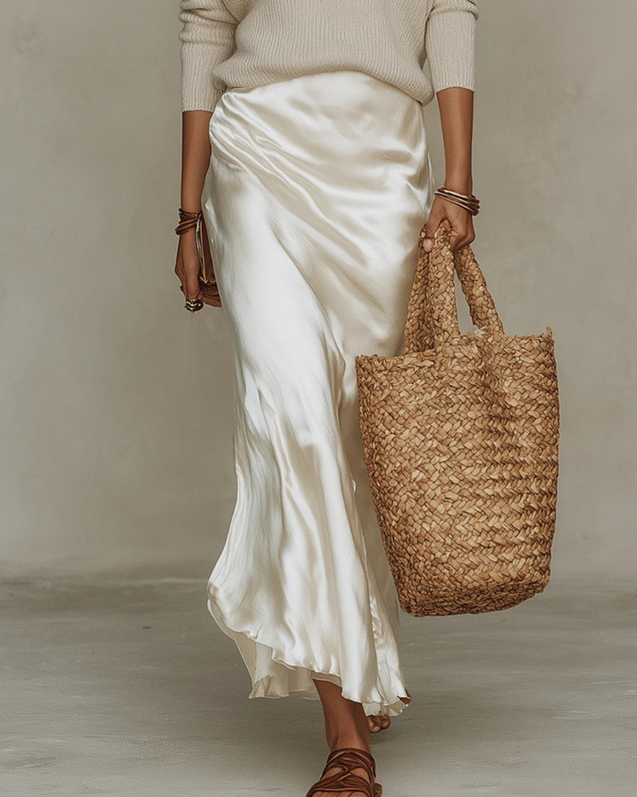 Calira – Set Abito Midi in Raso