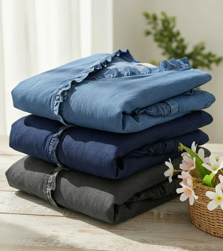 Arundel - Blusa in Denim Elegante e Morbida