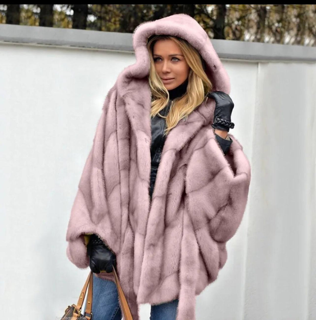 Alderley - Giacca con Cappuccio in Finta Pelle Raffinata