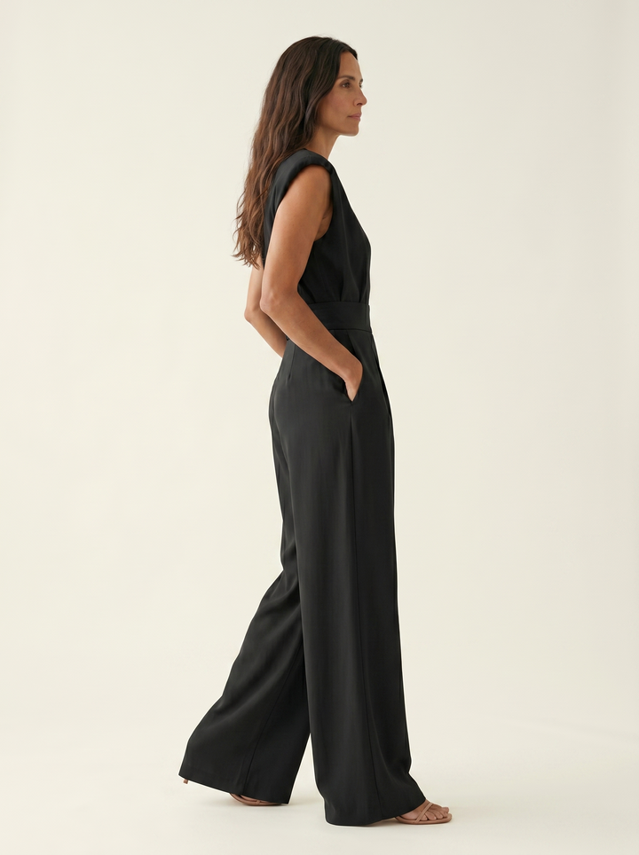 Neraya – Con Spalline Imbottite in Tessuto Stretch Tuta