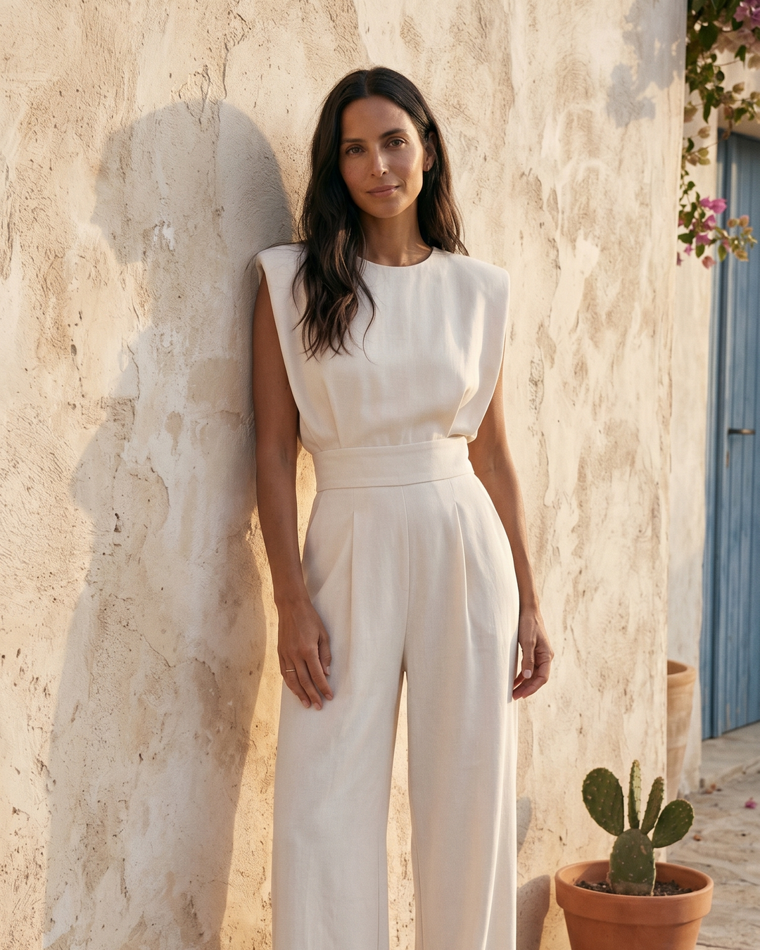 Neraya – Con Spalline Imbottite in Tessuto Stretch Tuta