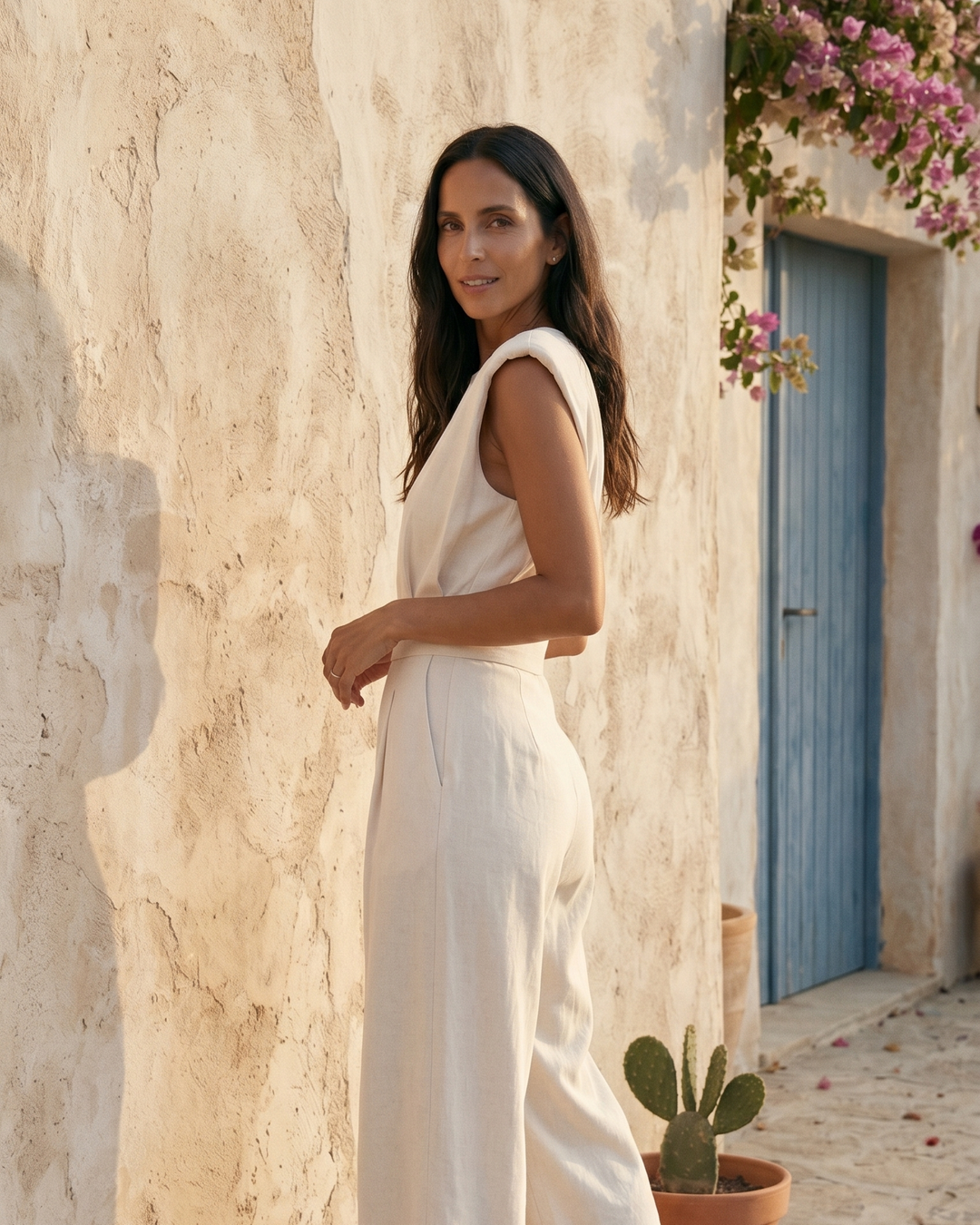 Neraya – Con Spalline Imbottite in Tessuto Stretch Tuta