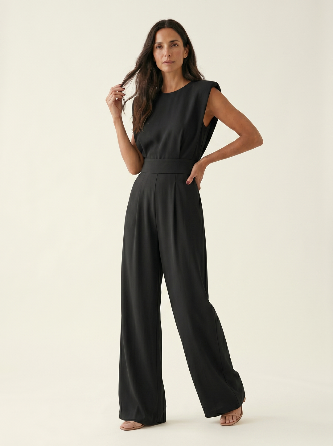 Neraya – Con Spalline Imbottite in Tessuto Stretch Tuta