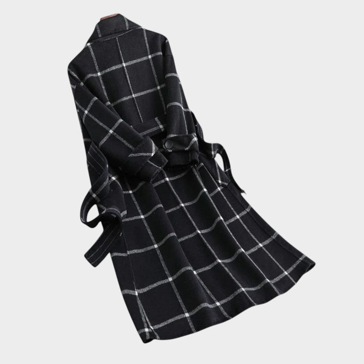 Kelira – A Quadri in Tessuto Cappotto