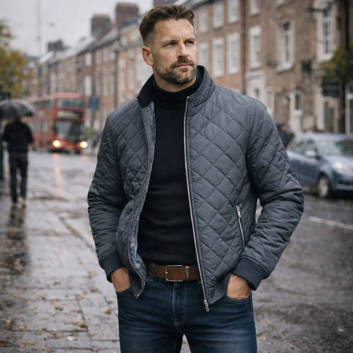 Henry - Giacca in Pile Foderata e Trapuntata