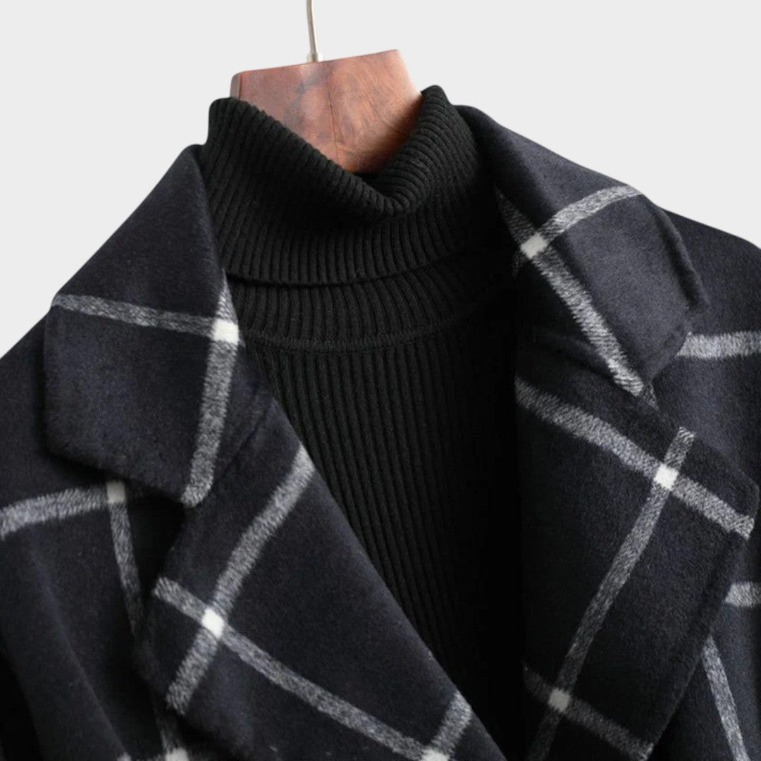 Kelira – A Quadri in Tessuto Cappotto