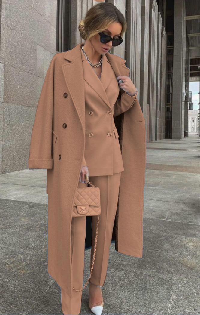 Cavendish - Set di Cappotto e Completo Italiano Raffinato