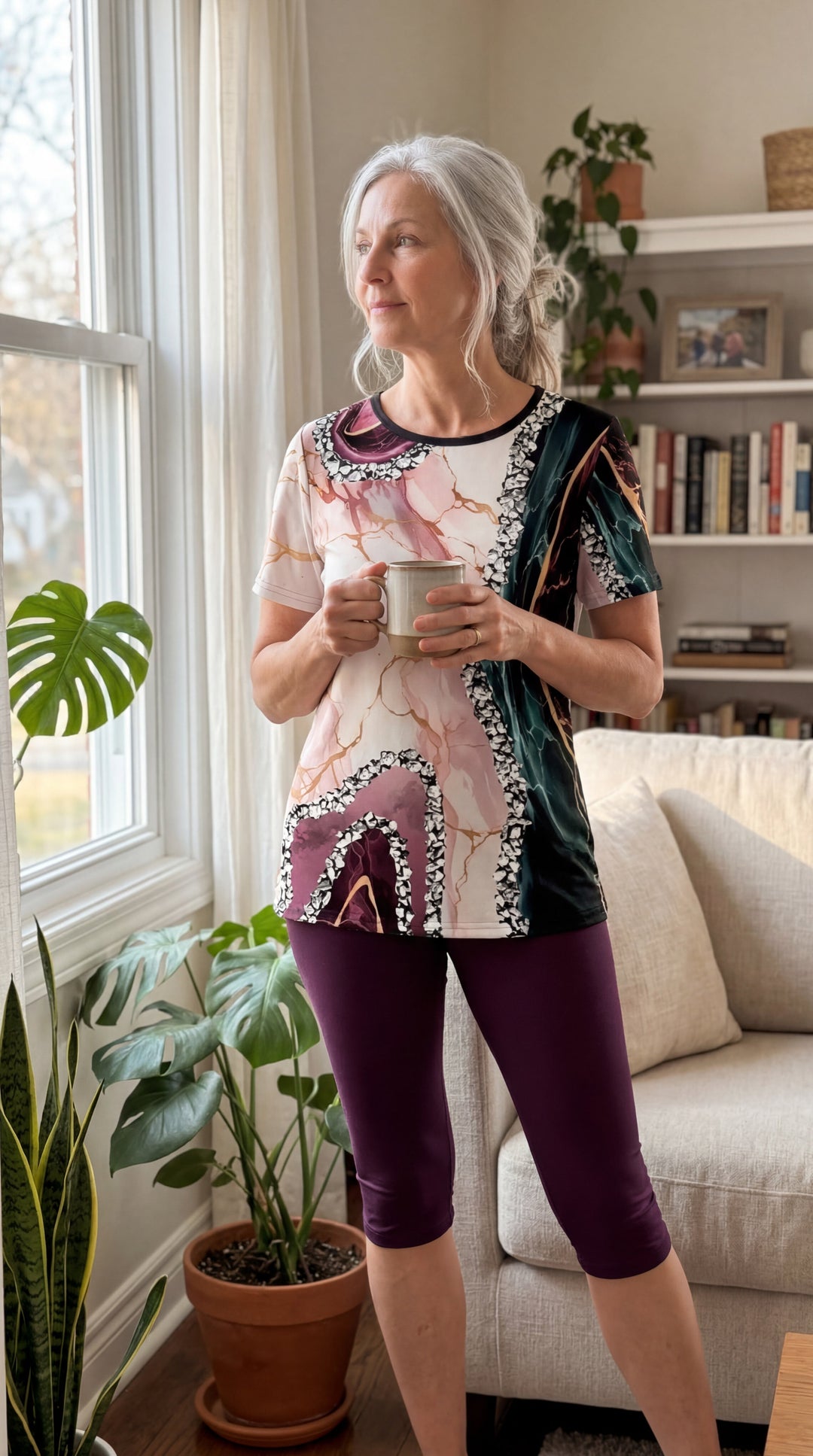 Anvina – A Stampa Geometrica in Cotone, Set