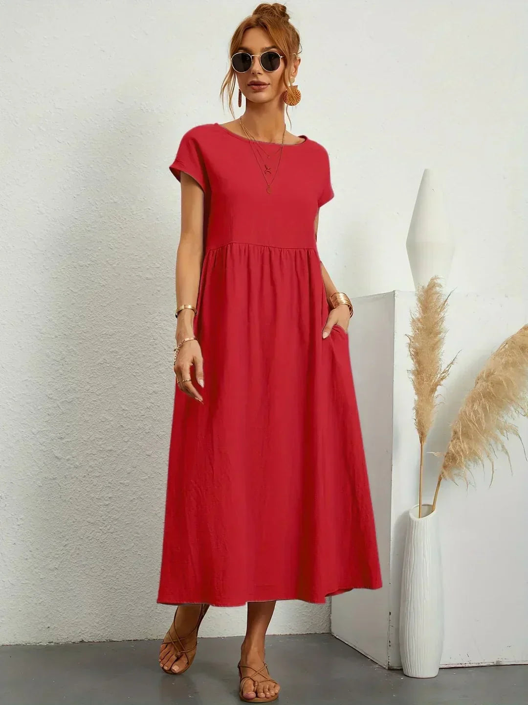 Calira – Midi in Cotone Abito