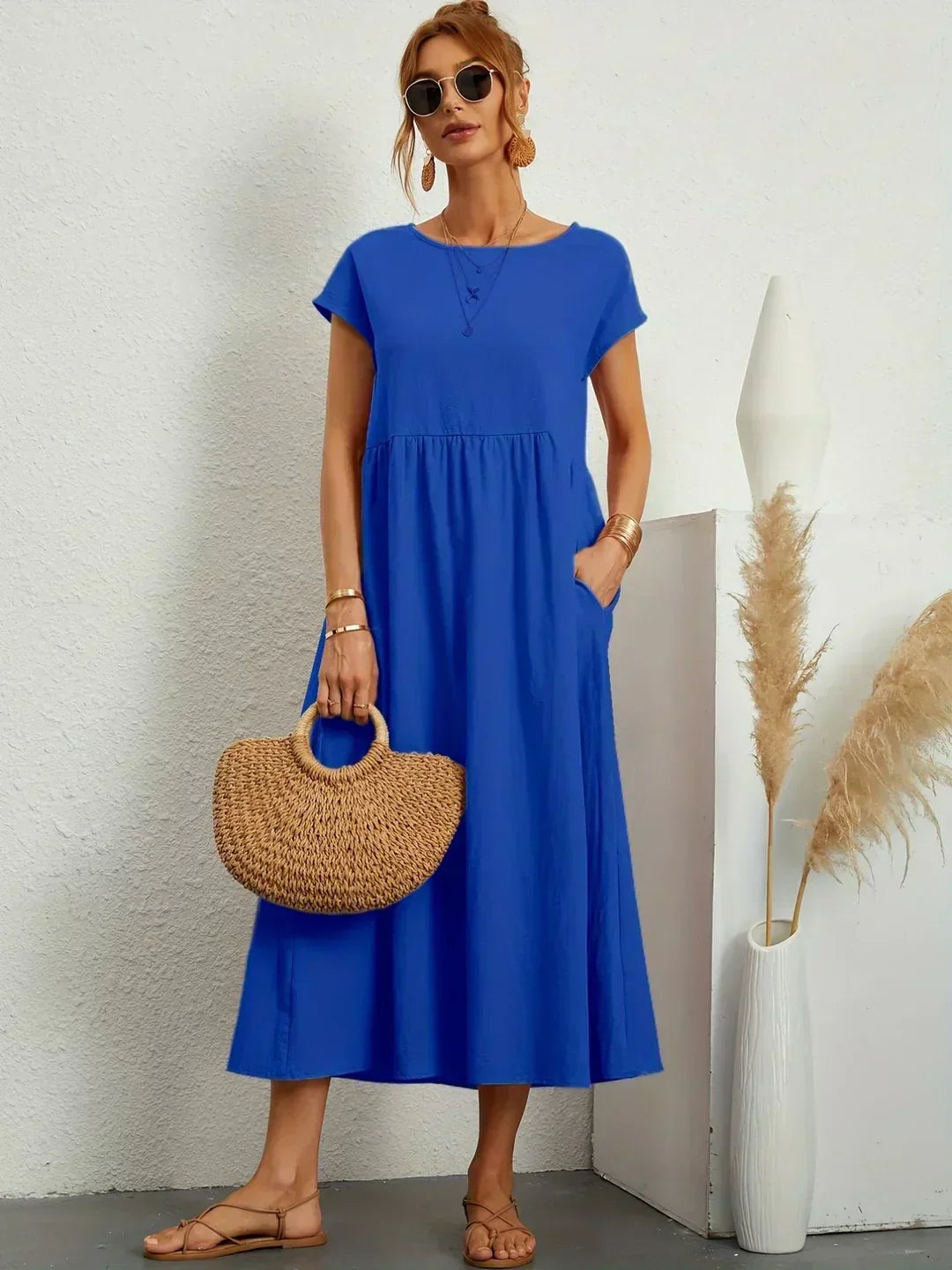 Calira – Midi in Cotone Abito