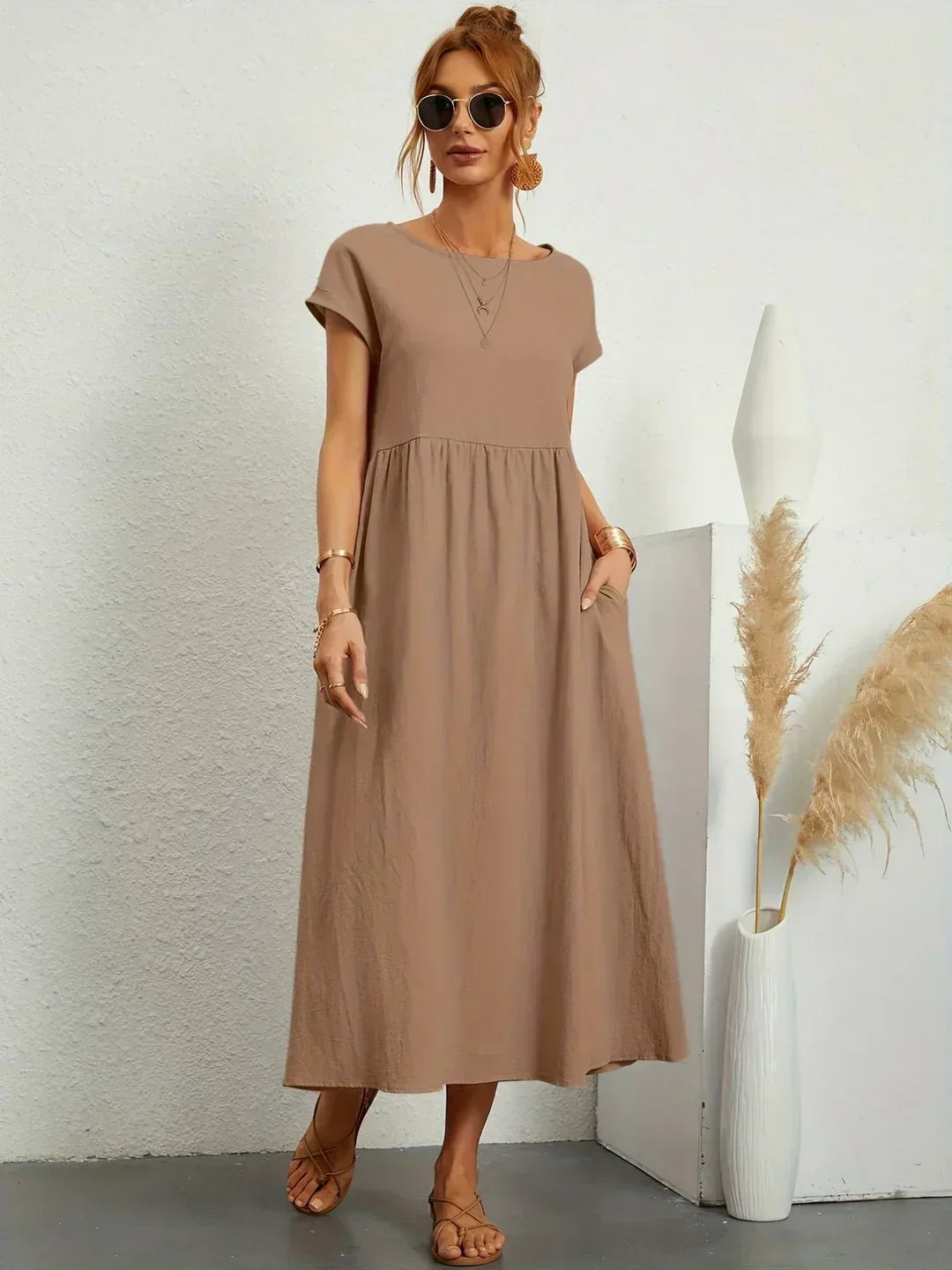 Calira – Midi in Cotone Abito