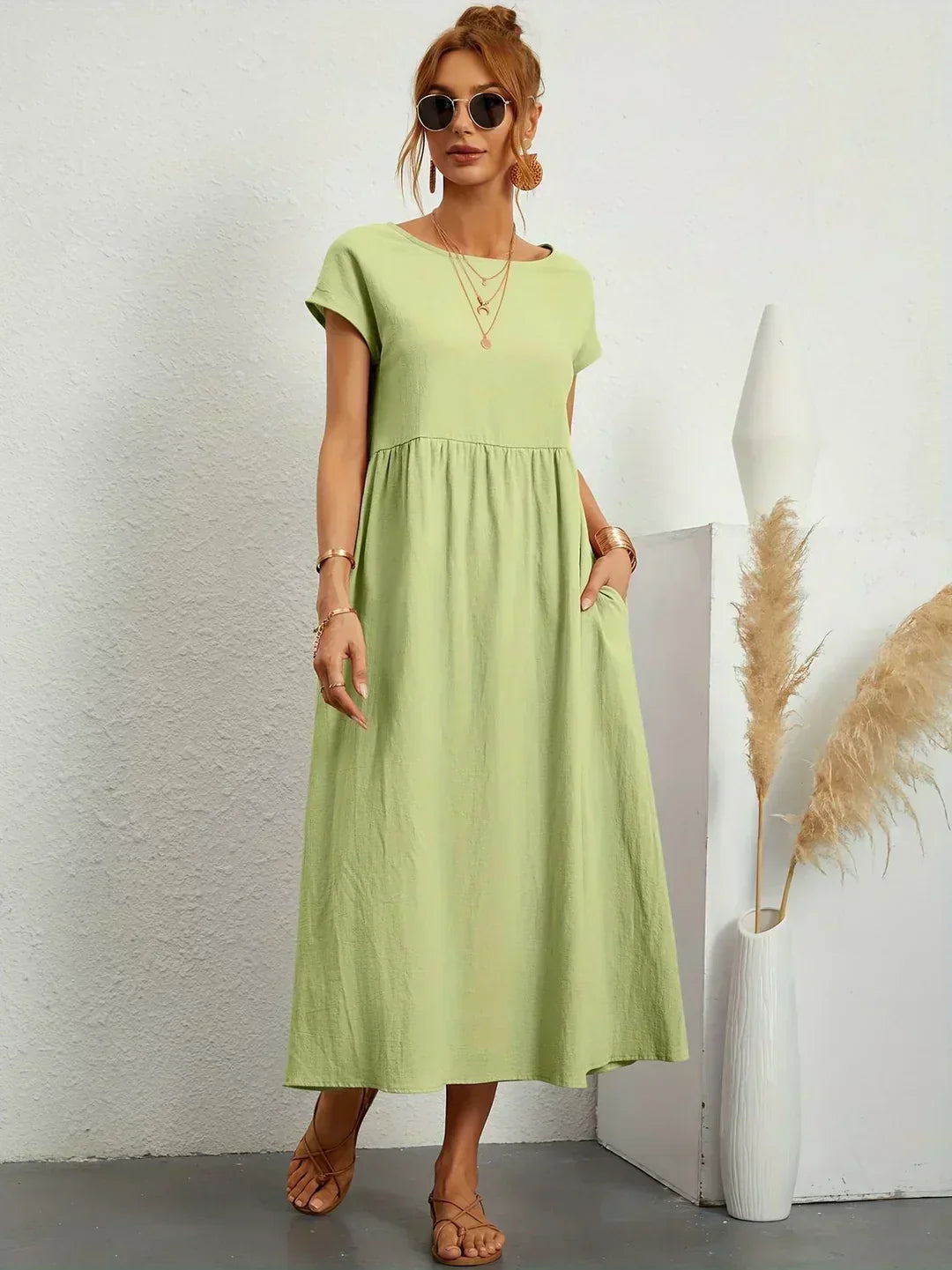 Calira – Midi in Cotone Abito