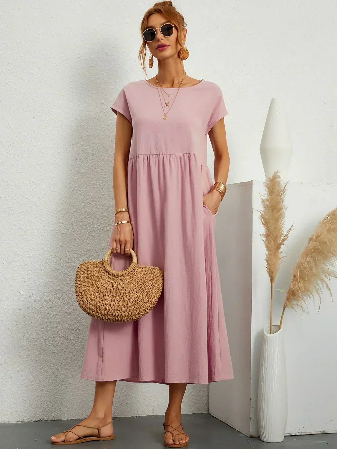 Calira – Midi in Cotone Abito