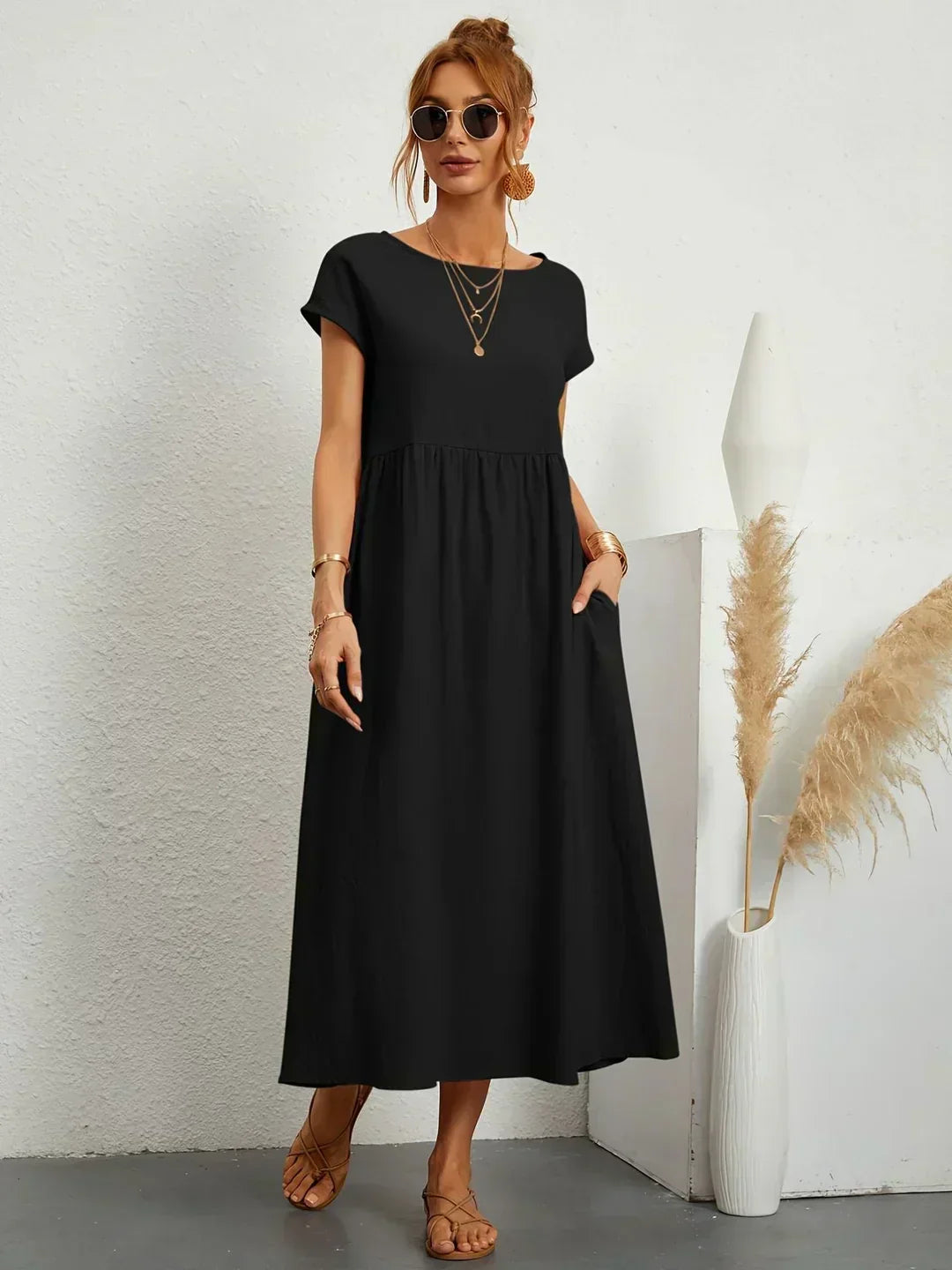 Calira – Midi in Cotone Abito