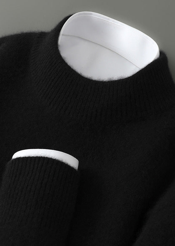 Orvyn – A Maglia Fine in Misto Cashmere, Maglione