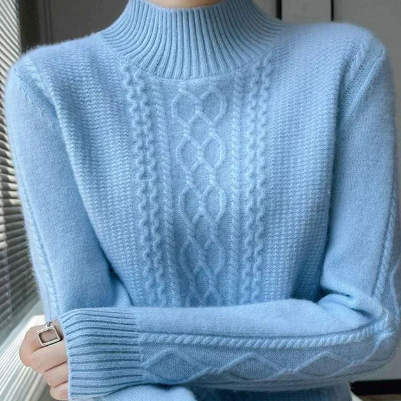 Novira – Collo Alto – Misto Cotone – Maglione