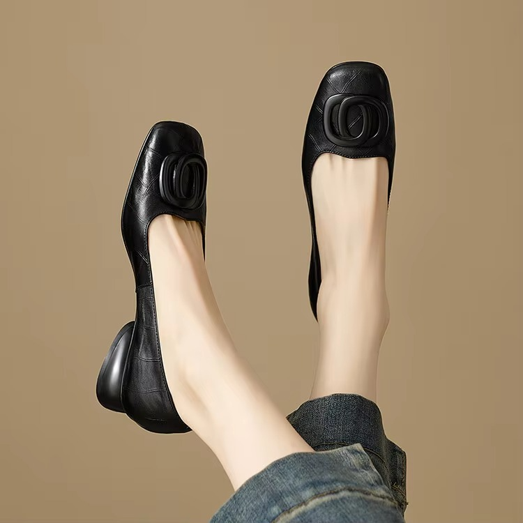 Luniva – Ballerine a Punta Quadrata