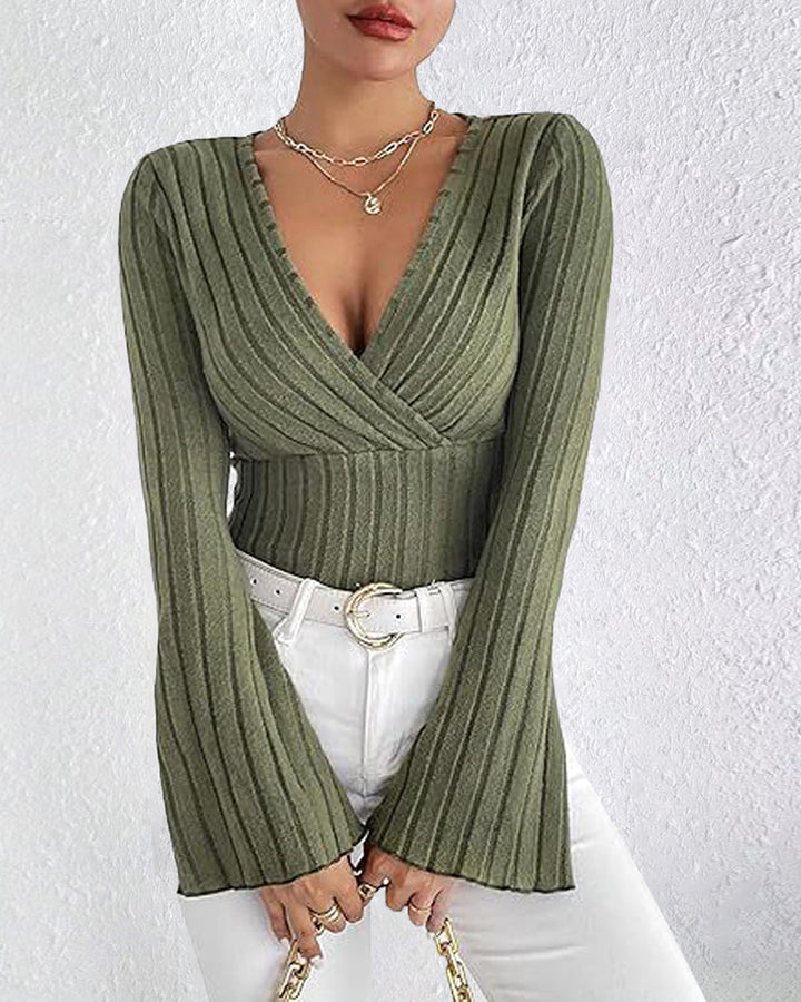 Kivara – Maniche a Campana in Maglia Top