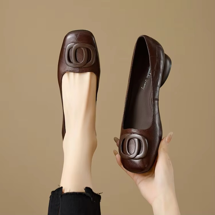 Luniva – Ballerine a Punta Quadrata