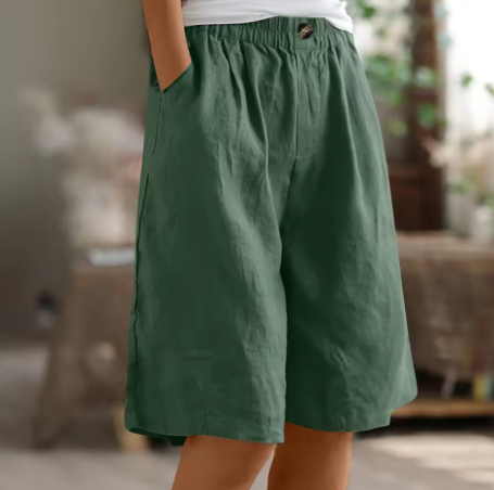 Mevira – Con Vita Elastica in Tessuto Pantaloni Corti