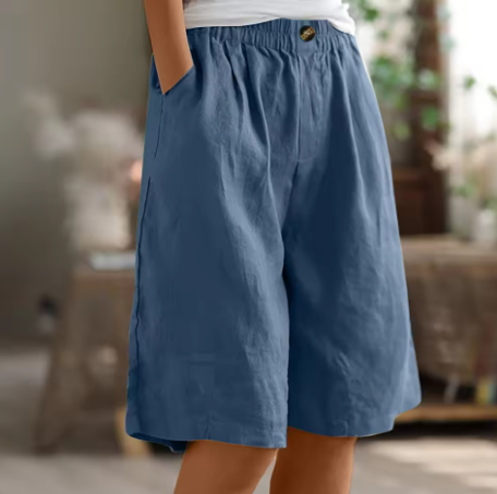 Mevira – Con Vita Elastica in Tessuto Pantaloni Corti