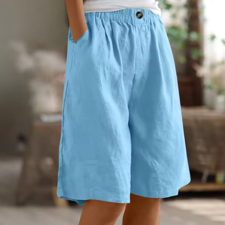 Mevira – Con Vita Elastica in Tessuto Pantaloni Corti