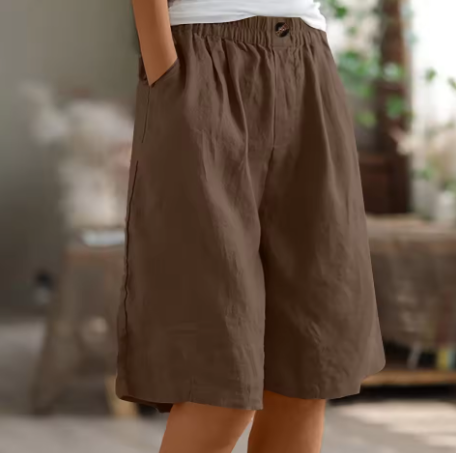 Mevira – Con Vita Elastica in Tessuto Pantaloni Corti