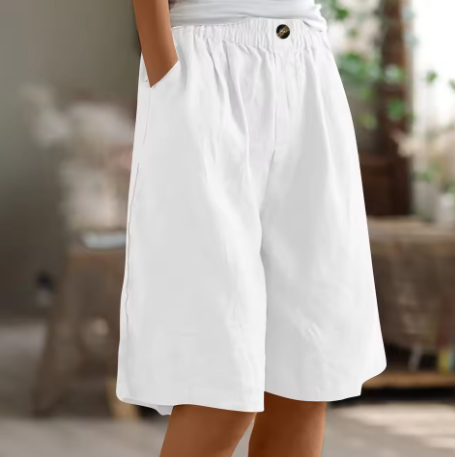 Mevira – Con Vita Elastica in Tessuto Pantaloni Corti
