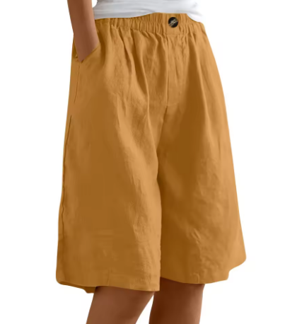 Mevira – Con Vita Elastica in Tessuto Pantaloni Corti